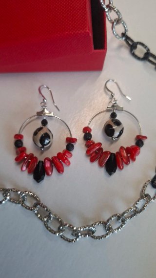 Pendientes Boho Chic Piedra Natural