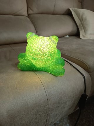 Lámpara ranita verde infantil