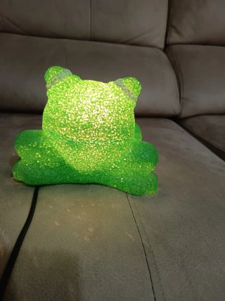 Lámpara ranita verde infantil