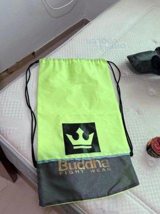 Mochila Buddha Entrenamiento Verde y Gris