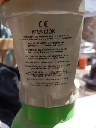 Bomba Gas Argón + CO2