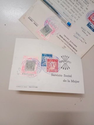 Certificado Servicio Social Mujer 1956