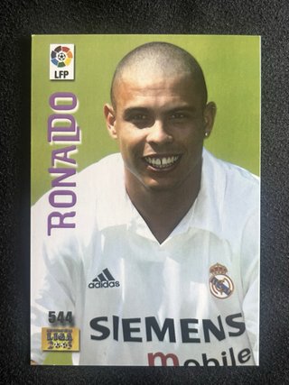 Cromo Ronaldo WELCOME Nº544 02-03 Mundicromo