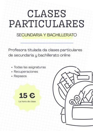 Clases particulares verano
