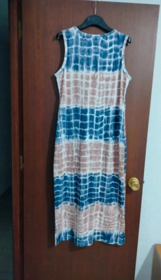 Vestido largo estampado talla única