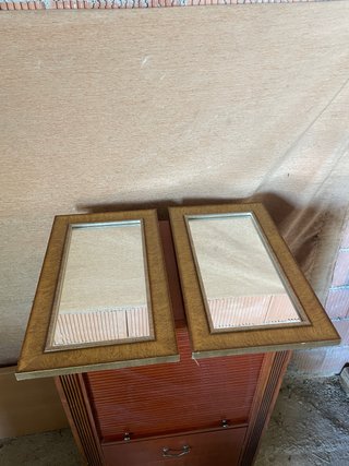 Pareja de Espejos Marcos Dorados