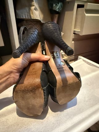 Sandalias Lotusse Piel Negra