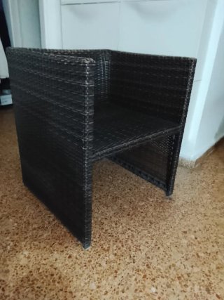 Butaca mimbre diseño Manhattan