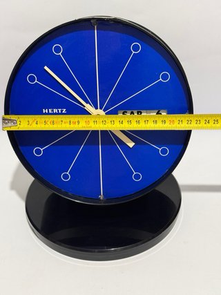 Orologio da tavolo Hertz vintage calendario