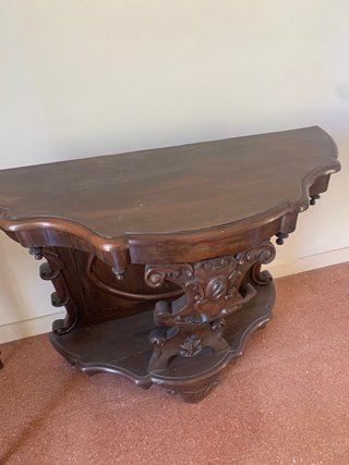 Consolle antica in legno Luigi Filippo