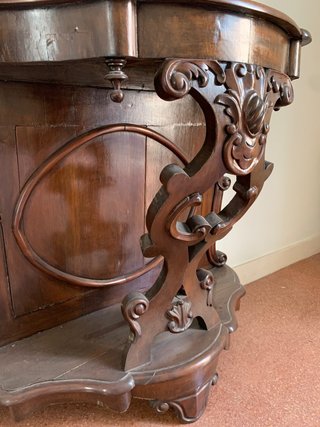 Consolle antica in legno Luigi Filippo