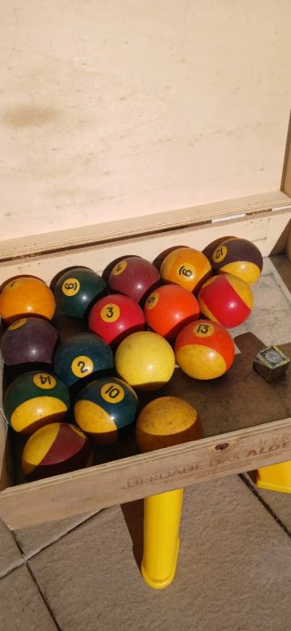 Conjunto Bolas Bilhar Numeradas