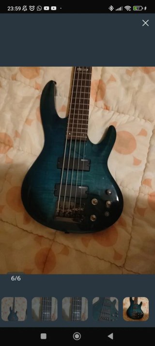 Bajo Eléctrico LTD B-155 5 Cuerdas