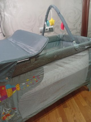 Cuna de viaje Asalvo Zeppelin Gris