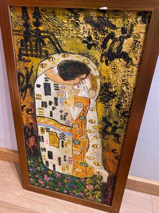 Cuadro El Beso Gustav Klimt