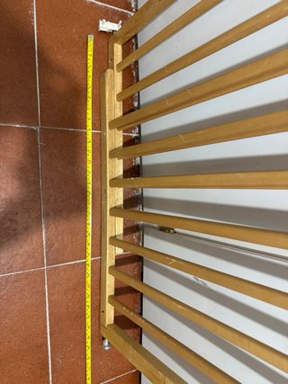 Barrera de seguridad para niños de madera