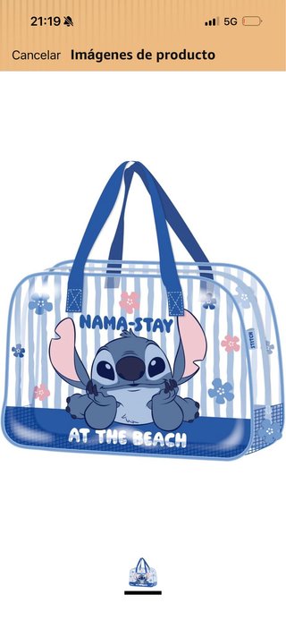 Bolso Playa Stich Rejilla Antiarena