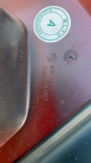 Tapa Lateral Izquierda BMW 641 Rojo Marrakech R