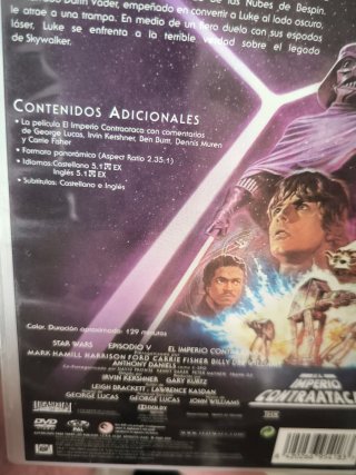 DVD Star Wars V: El Imperio Contraataca (Leer desc