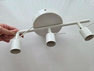 Lámpara de techo 3 focos metal