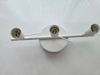 Lámpara de techo 3 focos metal
