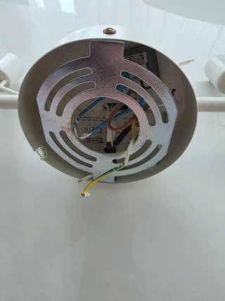 Lámpara de techo 3 focos metal