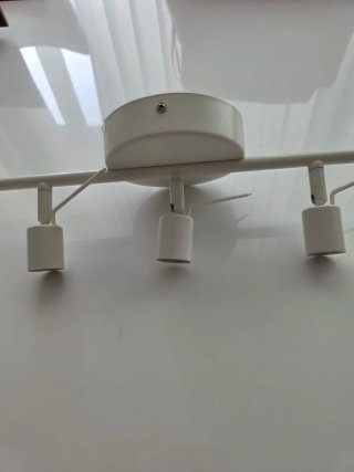 Lámpara de techo 3 focos metal