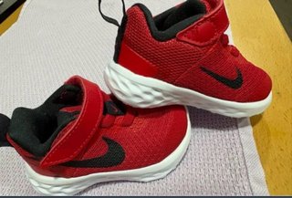 Zapatillas Nike rojas para bebé numero 17