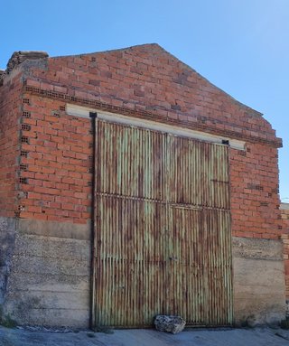 Portón chapa 2 hojas 3,24m x 3,3m