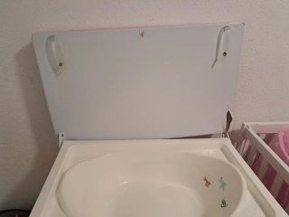 Bañera y cambiador 2 en 1 con defecto