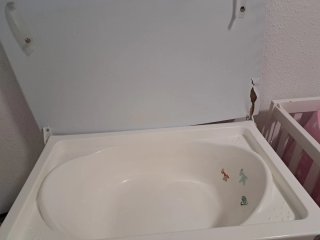 Bañera y cambiador 2 en 1 con defecto