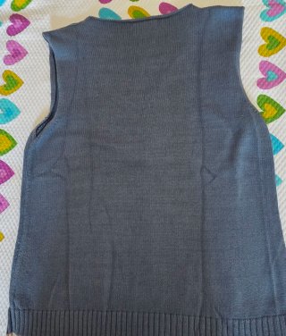 Chaleco Lacoste Azul Talla M
