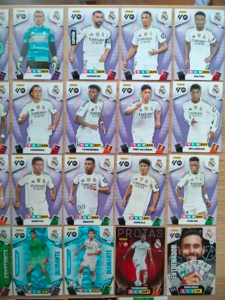 33 Cromos Real Madrid Adrenalyn 25/26