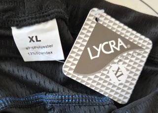 Culote Ciclismo Talla XL Nero+Azul con Etiqueta