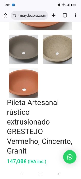 2 Fregaderos de piedra color beige