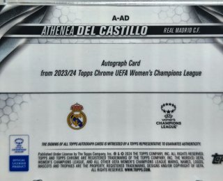 ATHENEA DEL CASTILLO - AUTÓGRAFO ORIGINAL - TOPPS