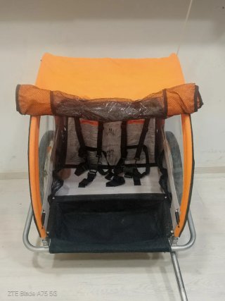 Remolque/Carro Bici Naranja