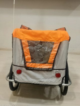 Remolque/Carro Bici Naranja