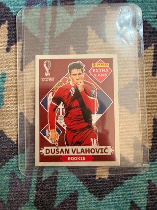 Cromo Extra Sticker Mundial 2022 Vlahovic