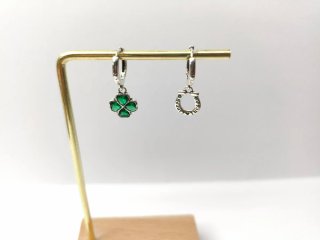 Pendientes Plata Trébol y Herradura