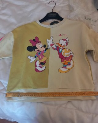 Felpa Adidas Disney Minnie e Paperina Bambina