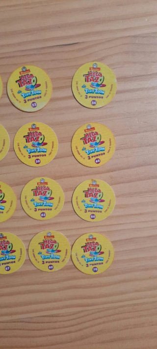 Lote Tazos Tiny Toon Matutano Años 90
