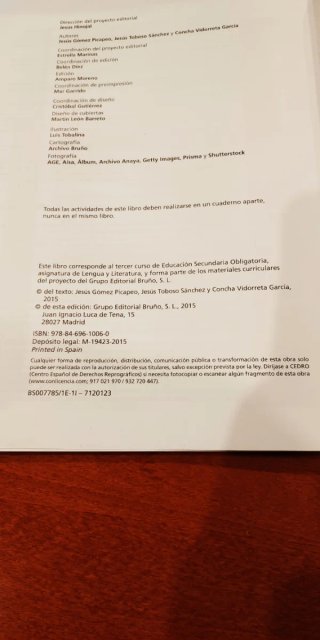 Libro Texto 3°E.S.O. Lengua y Literatura