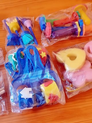 Pack kit pintura lienzo espumas