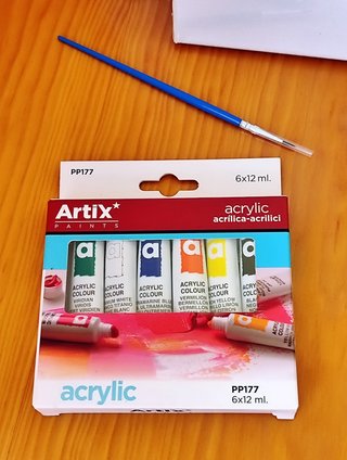 Pack kit pintura lienzo espumas
