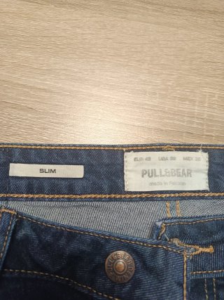 Pantalón vaquero Pull&Bear azul