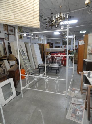 Estructura Cama Forja Flores 145