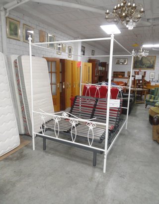 Estructura Cama Forja Flores 145