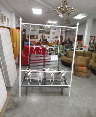 Estructura Cama Forja Flores 145