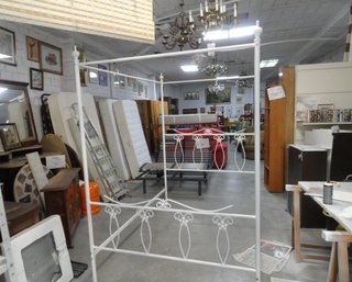 Estructura Cama Forja Flores 145